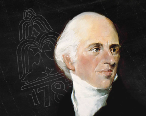 Historisches Bild von Jacob Schweppe, dem Gründer von Schweppes.