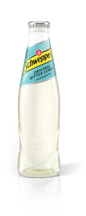 0,2 Liter Alice Flasche Schweppes Original Bitter Lemon.