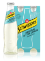 0,2 Liter Flaschen Schweppes Original Bitter Lemon im 4er Mehrwegpack.