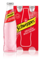 0,2 Liter Flaschen Schweppes Original Wild Berry im 4er Mehrwegpack.