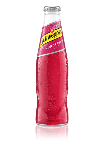 0,2 Liter Flasche Schweppes Pomegranate.