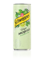 0,33 Liter Dose Schweppes Virgin Mojito, alkoholfrei.
