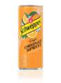 0,33 Liter Dose Schweppes Virgin Orange Spritz, alkoholfrei.