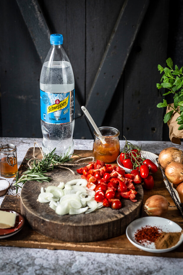 Tomaten-Aprikosen-Chutney | Schweppes Deutschland