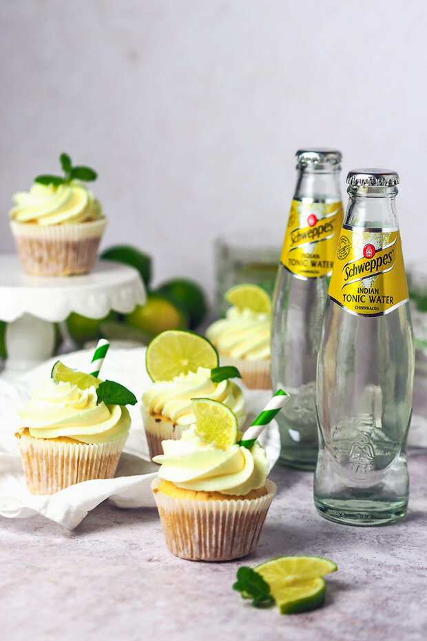 Gin Tonic Cupcakes Schweppes Deutschland