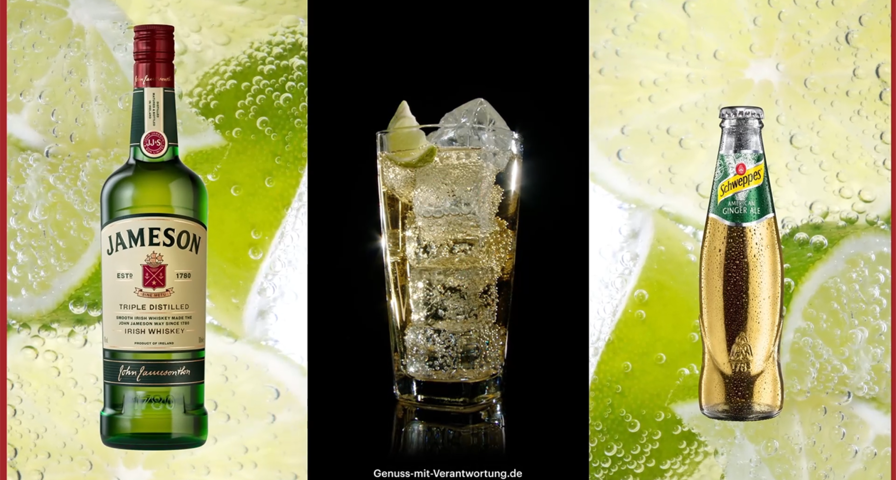 Jetzt mixen – Jameson, Ginger Ale & Lime! Jetzt mixen – Jameson, Ginger Ale & Lime!