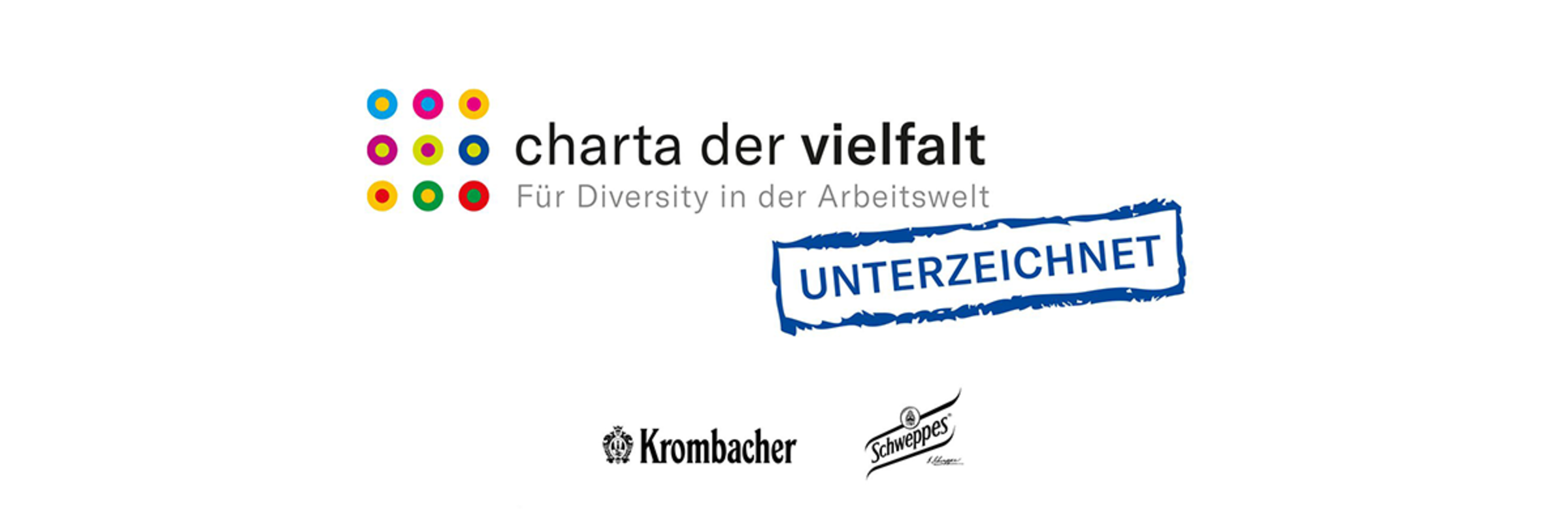 Krombacher und Schweppes unterzeichnen Charta der Vielfalt | Schweppes ...