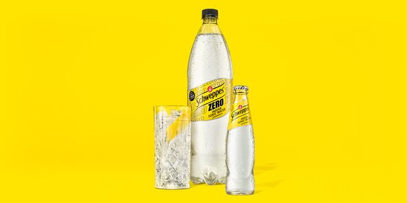 Schweppes Indian Tonic Water Classic und Zero.