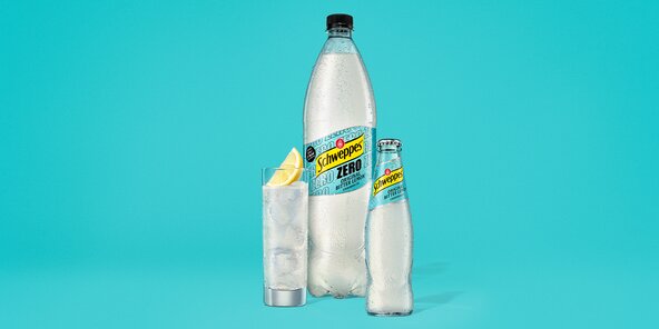 Schweppes Original Bitter Lemon Classic und Zero.