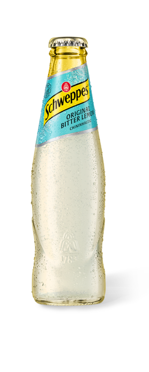 0,2 Liter Alice Flasche Schweppes Original Bitter Lemon.