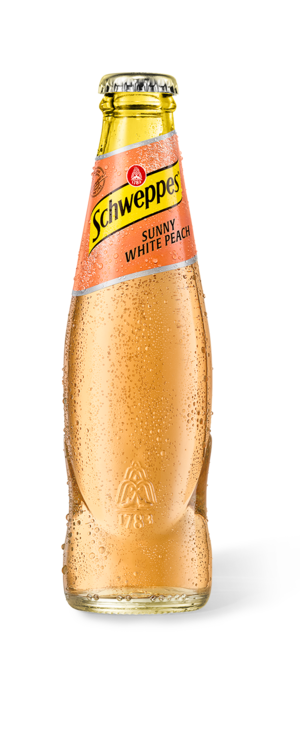 0,2 Liter Alice Flasche Schweppes White Peach.