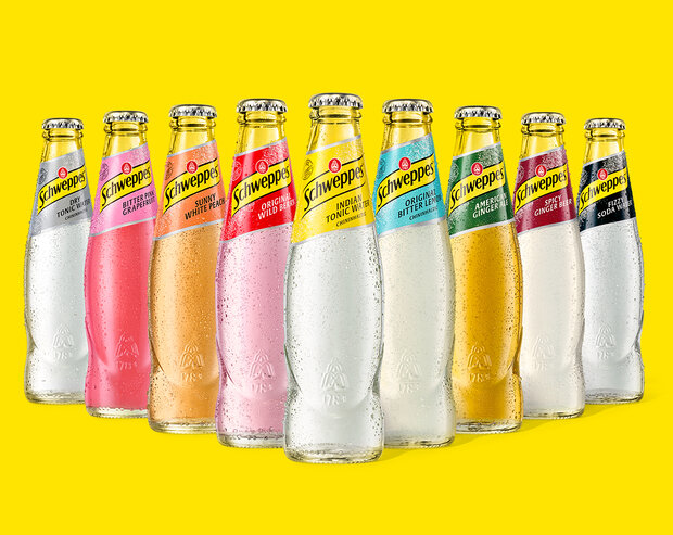 Produktrange Schweppes Classic.