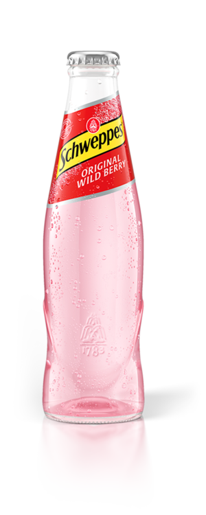 0,2 Liter Alice Flasche Schweppes Original Wild Berry.