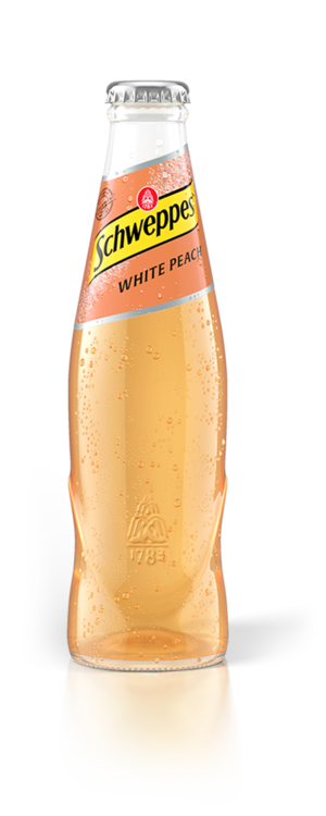 0,2 Liter Alice Flasche Schweppes White Peach.